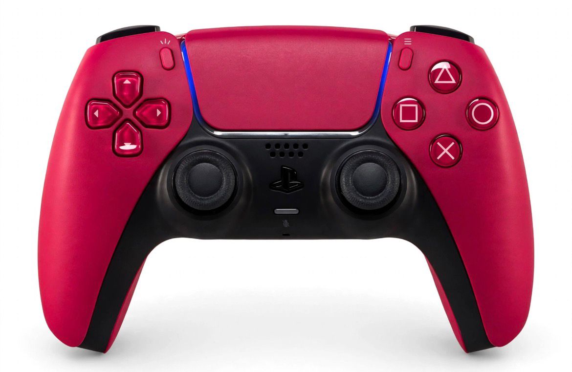 PS5 DualSense Wireless Controller - Cosmic Red & Black - Home Used - Original Sony - Image 2