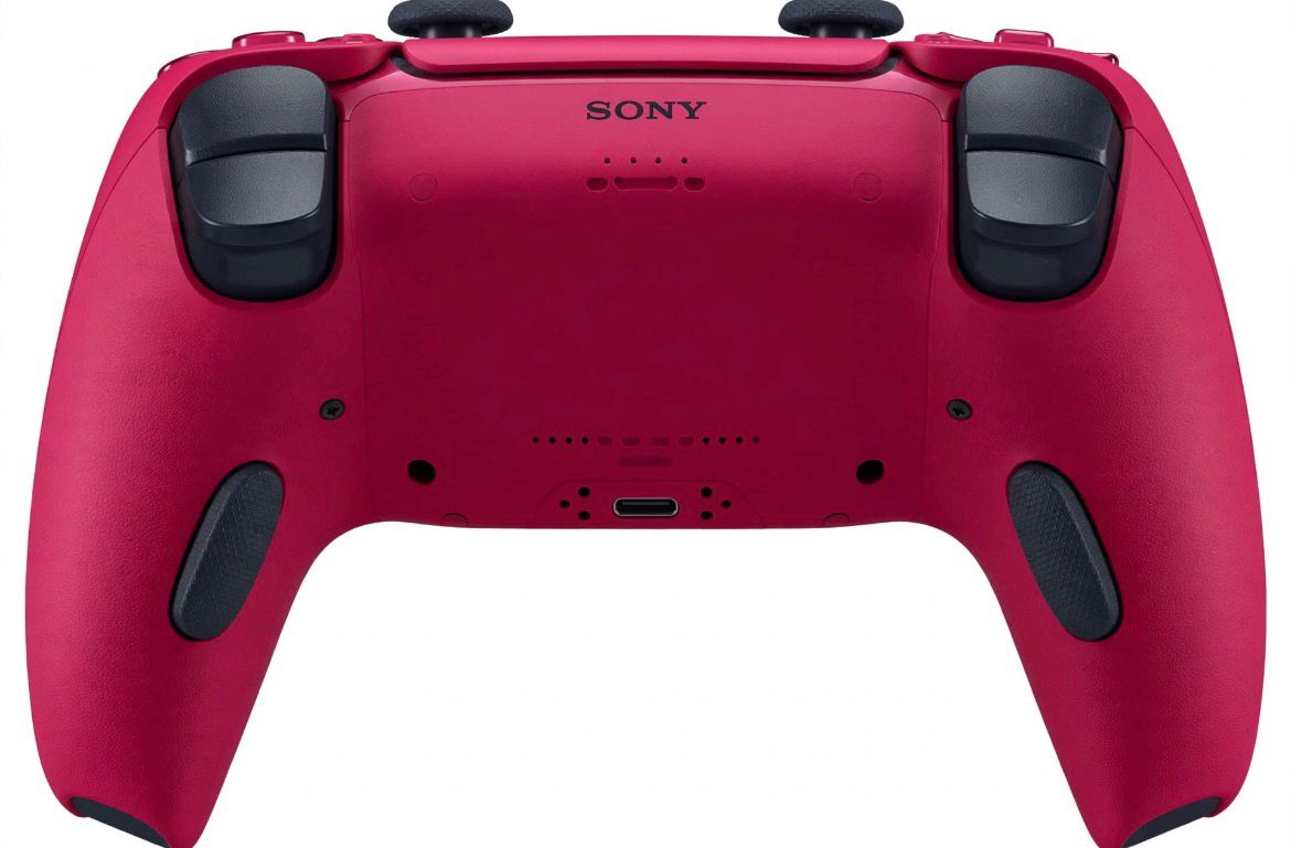 PS5 DualSense Wireless Controller - Cosmic Red & Black - Home Used - Original Sony - Image 3