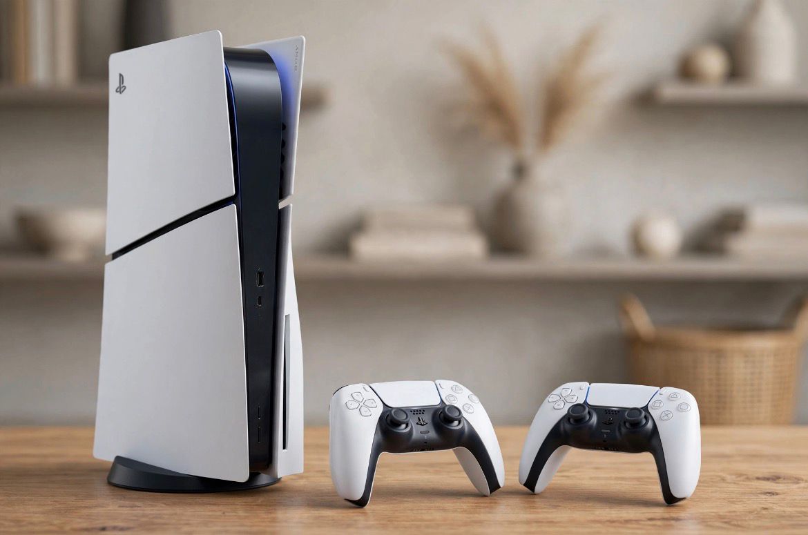 Sony PlayStation 5 Slim Console 1TB - Disc Edition - With 2 DualSense Controllers + Charging Dock - Brand New - Original - Image 3