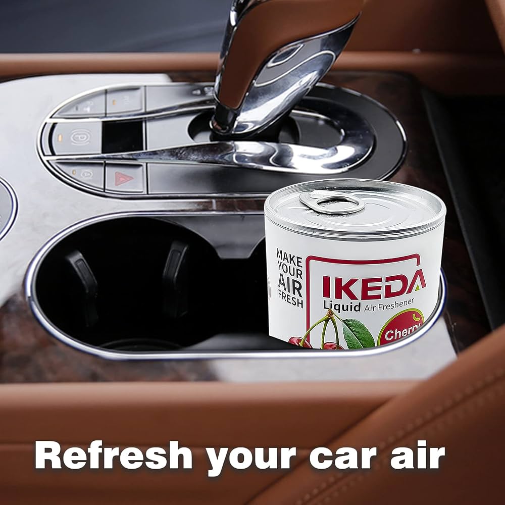 IKEDA Liquid Air Freshener – Cherry Scent 120g | Long-Lasting Car & Home Freshener - Image 5